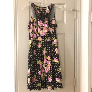 Floral Skater Dress (Target) size small